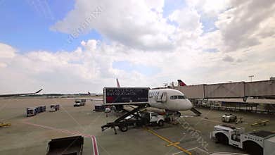Atlanta, Georgia, United States Of America. May 2016. Atlanta Hartsfield-Jackson airport on May, 2016