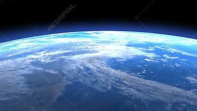 3D Animation of a Space Flight