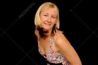 Attractive middle aged woman