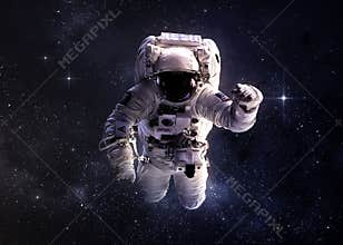 Astronaut in outer space