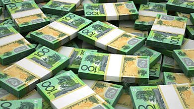 Stack of Australian Dollar