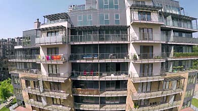 Modern block of apartments