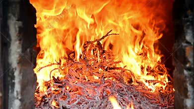 Blaze of fire