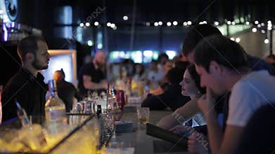 Hangout at the nightclub