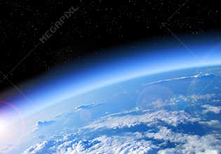 View of Earth from space