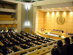 International conference people indoor