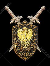 Swords and shield
