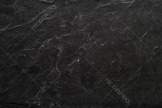 Black slate stone plate background