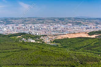 Panorama of Jilin, China