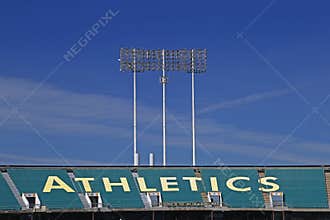 Oakland Coliseum Baseball Stadium