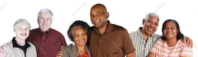Group of Elderly Couples