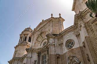 View of Cathedral. Cadiz