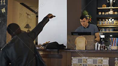 The people robbing the shop