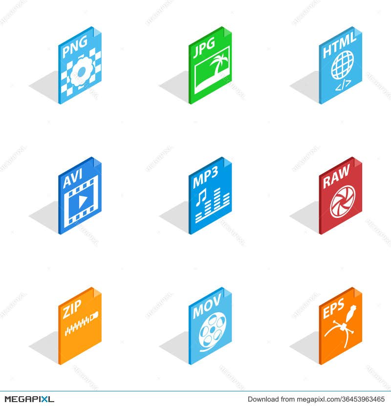 Green Office Folder Icon Isometric Style Clipart And Illustrations
