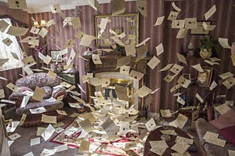 Flying Letters from Harry Potter Movie