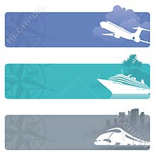 Travel banners