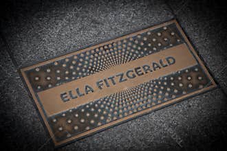 Ella Fitzgerald paving slab