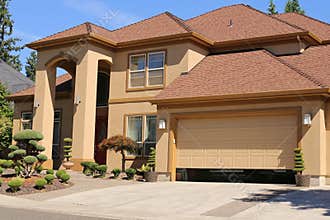 Open garage door