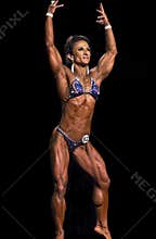 Muscular Woman Physique Athlete in Vancouver