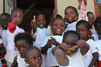 African School children