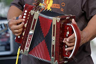 Accordion played
