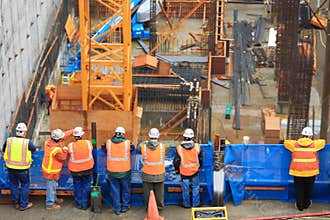 Seven Construction Workers