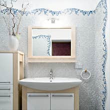 Interior of a new bathroom
