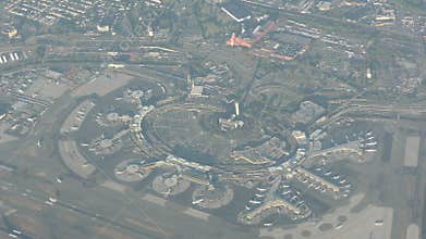 Newark airport aerial