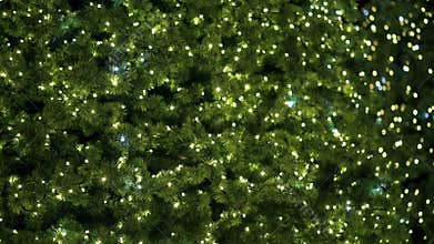 Christmas and New Year decoration with rack focus at the beginning of the shot