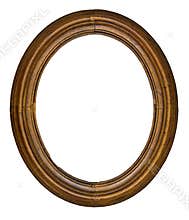 Vintage oval frame