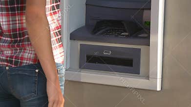 Money withdrawal from ATM