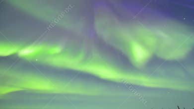 Beautiful Northern lights in Arctic Canada