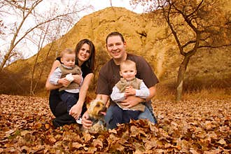 Family at the park