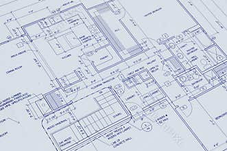 Blueprint of a house