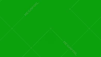 Lighting bolt with green screen background