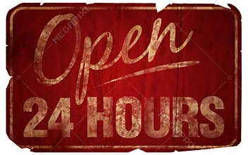 Open 24 Hours Aged
