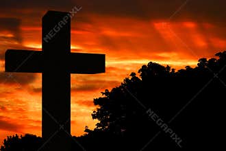 Sunset cross