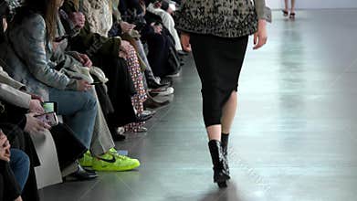 Models walk the runway for Brock Collection during New York Fashion Week