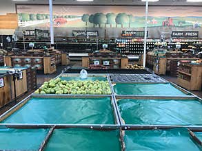 Empty shelves produce