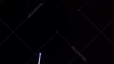 Colorful of fireworks in holiday festival from show Independence Day 4th July