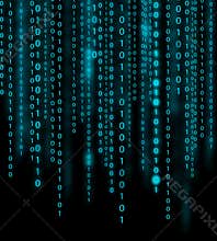 Binary code background