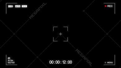 Video Camera Recorder Screen Interface