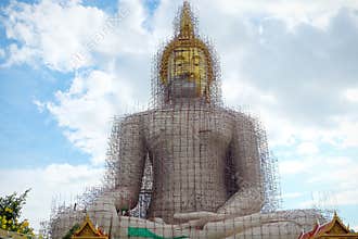 Bigg buddha statue at Angthong, Thailand