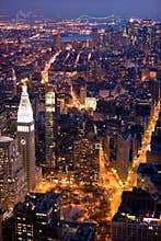 New York City at night