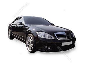 Black limousine