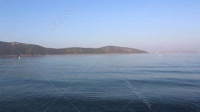 Beautiful view of Bodrum sea in Turkiye