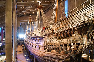 Ship Vasa in the Vasamuseet