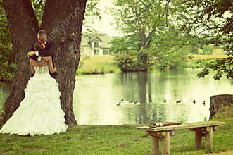 Wedding at park