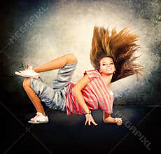 Hip-Hop Dancing Girl