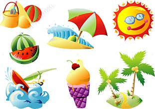 Summer Beach Clip-art